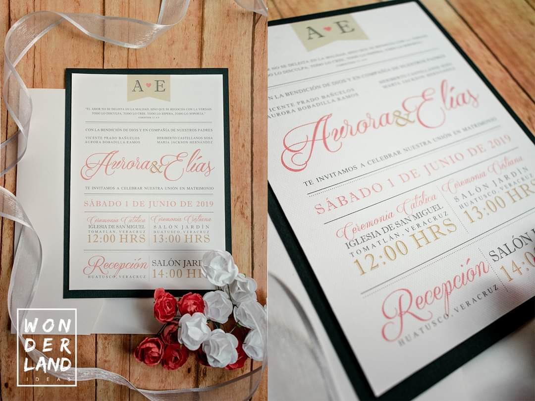 Invitación de novios
